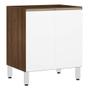 Imagem de Balcão Sem Tampo 70cm Jade Com Branco
