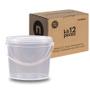 Imagem de Balde 2.2L Transparente Para Sabão Liquido - Kit 12 Pçs