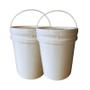 Imagem de Balde Alça Plast Para Organizar Geladeira Branco 20L 2 Pçs