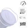 Imagem de Balde Com Alta Durabilidade 20L C - Kit 5 Pçs