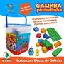 Imagem de Balde com Blocos 44 Peças Galinha Pintadinha Monte Libano