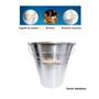 Imagem de Balde de Aluminio 16 litros Resistente Multuso
