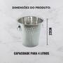 Imagem de Balde De Champanhe Premium 22 Cm 4 Litros - Ad