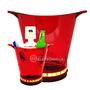 Imagem de Balde De Gelo 5lts Acrílico Com Luz Led Vermelho Para Decoração Em Seu Bar AP1012VM