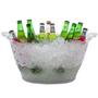 Imagem de Balde De Gelo Champanheira Para Cerveja Bebidas De Acrilico Transparente 18 Litros Para Festas 