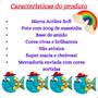 Imagem de Balde De Massinha Modelar Cores Soft Brinquedo 500g para criança