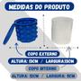 Imagem de Balde de Silicone Azul para Gelo Rápido e Porta Latas