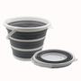 Imagem de Balde Dobrável Silicone Com Alça 10L Powermaid 