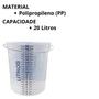Imagem de Balde Graduado Titaniumlab Transparente com alça capacidade:20 litros