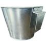 Imagem de Balde P/ Bezerro Com Bico Borracha e Garras Galvanizado 5 L
