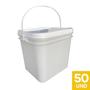 Balde P Caminhoneiros 3.6L Tampa Com Lacre - 50 Pçs - Nastripack Imagem de Balde P Caminhoneiros 3.6L Tampa Com Lacre - 50 Pçs