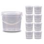 Imagem de Balde Para Conserva 2.2 Litros - Kit 8 Pçs