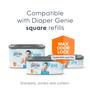 Imagem de Balde para Fraldas Diaper Genie Select - Aço Inoxidável Azul com Recarga