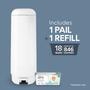 Imagem de Balde para Fraldas Diaper Genie Signature - Com 1 Recarga e 18 Bolsas
