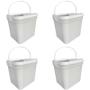 Imagem de Balde Para Jardim Vertical Retangular 3.6L - 4 Pçs