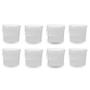 Imagem de Balde Para Pipoca Gourmet 1.8 Litros Branco 8 Pçs