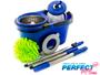 Imagem de Balde Perfect Mop Pro 16L 360 Inox Com 3 Refis Azul