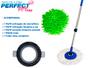 Imagem de Balde Perfect Mop Pro 360 Inox Com 3 Refis Azul