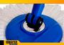 Imagem de Balde Perfect Mop Pro 360 Inox Para Limpeza De Piso Esfregão C/3 Refis 