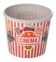 Imagem de Balde Pipoca Listrado Retrô Estilo Cinema Plásutil