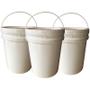 Balde Plástico 20L Virgem 3 Pçs - Nastripack Imagem de Balde Plástico 20L Virgem 3 Pçs