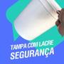 Imagem de Balde Plastico De 20 Litros Alça Plástica Com Tampa Lacre