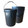 Imagem de Balde Preto Reciclado 20L Tampa Lacre