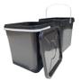 Imagem de Balde Quadrado 16L Para Comprar Em Mg Com Tampa 02 Pçs