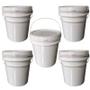 Imagem de Balde Quadrado Para Pipoca 5L Com Alça 5 Pçs