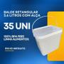 Imagem de Balde Retang 3.6Lts P Bar - 35 Pçs