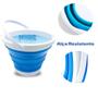 Imagem de Balde Retrátil 10L Dobrável Silicone Com Alça Reforçada
