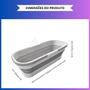 Imagem de Balde Retrátil Retangular Dobrável De Silicone Com Rodinhas 55cm x 25cm