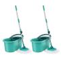 Imagem de Balde Spin Mop 360 Com Esfregão Completo e Refil Flash Limp (Kit 02 Peças)