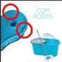 Imagem de Balde Spin Mop Giratório com Esfregão 360º 123 Útil + Refil