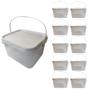 Imagem de Balde Transparente 2.4L Para Ifood-Kit 10 Pçs