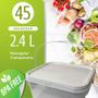 Imagem de baldes de plastico para guardar alimentos 45 Peças
