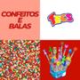 Imagem de Balinhas Coloridas com Brinquedos Kit com 30 Tutti Frutti