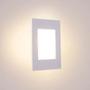 Imagem de Balizador Embutir Luminária Led 2w 4x2 Parede Escada Bivolt Branco