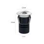 Imagem de Balizador Nordecor Mini Romi Redondo de Embutir Alto IRC 90 Led 1W Bivolt