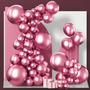 Imagem de Balões PartyWoo Metallic Dark Pink 130 unidades para Garland