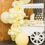 Imagem de Balões Pastel Amarelo 12 Polegadas - 50 Unidades para Decoração de Festa