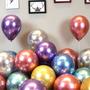 Imagem de  Balões Redondo Cromado Nº16 -  12UND Art-LAtex Festa Evento Bexiga Personalizada Inflável 