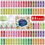 Imagem de Bálsamo labial Yopela, pacote 84, natural, com vitamina E e óleo de coco