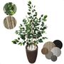 Imagem de Bambu da Sorte Artificial Japones Grande com Vaso Decoração