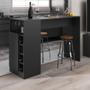 Imagem de Bancada Balcão/Mesa de Cozinha com Adega e 1 Porta Multimóveis MP2144