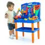 Imagem de Bancada de Ferramentas com 45 Peças Infantil - Brinquedo Kit Bancada de Ferramentas C/ Maleta Grande