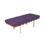 Imagem de Banco Capri Barcelona 1,80m Suede Roxo