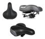 Imagem de Banco De Bicicleta Selim Mtb Largo 2 Molas Preto Super Confortavel Bike Original - Preto/cinza F109