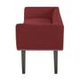 Imagem de Banco Estofado Jolly 140cm Suede Bordo - Lares Decor