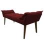 Imagem de Banco Opalla 120x Suede Vinho - Dominic Decor